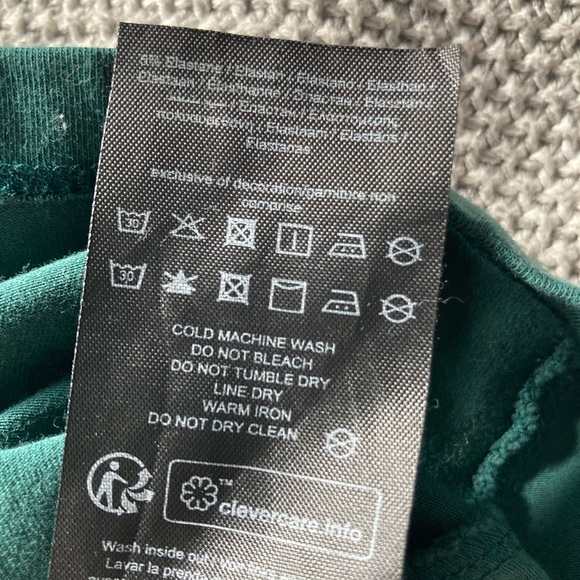 Only High Neck Emerald Green Cropped Tank Top Large - Picture 4 of 7